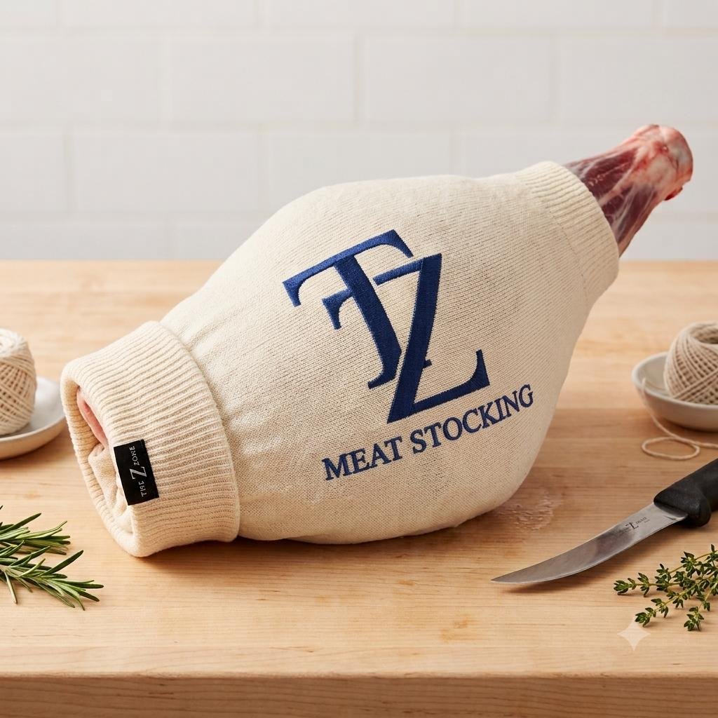 Meat stockinette on a lamb leg